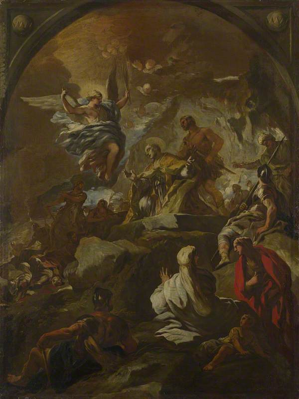 Order Oil Painting Replica The Martyrdom of Saint Januarius, 1690 by Luca Giordano (1634-1705, Italy) | ArtsDot.com