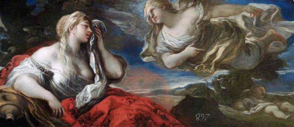 Buy Museum Art Reproductions Hagar and Ishmael in the Desert, 1696 by Luca Giordano (1634-1705, Italy) | ArtsDot.com