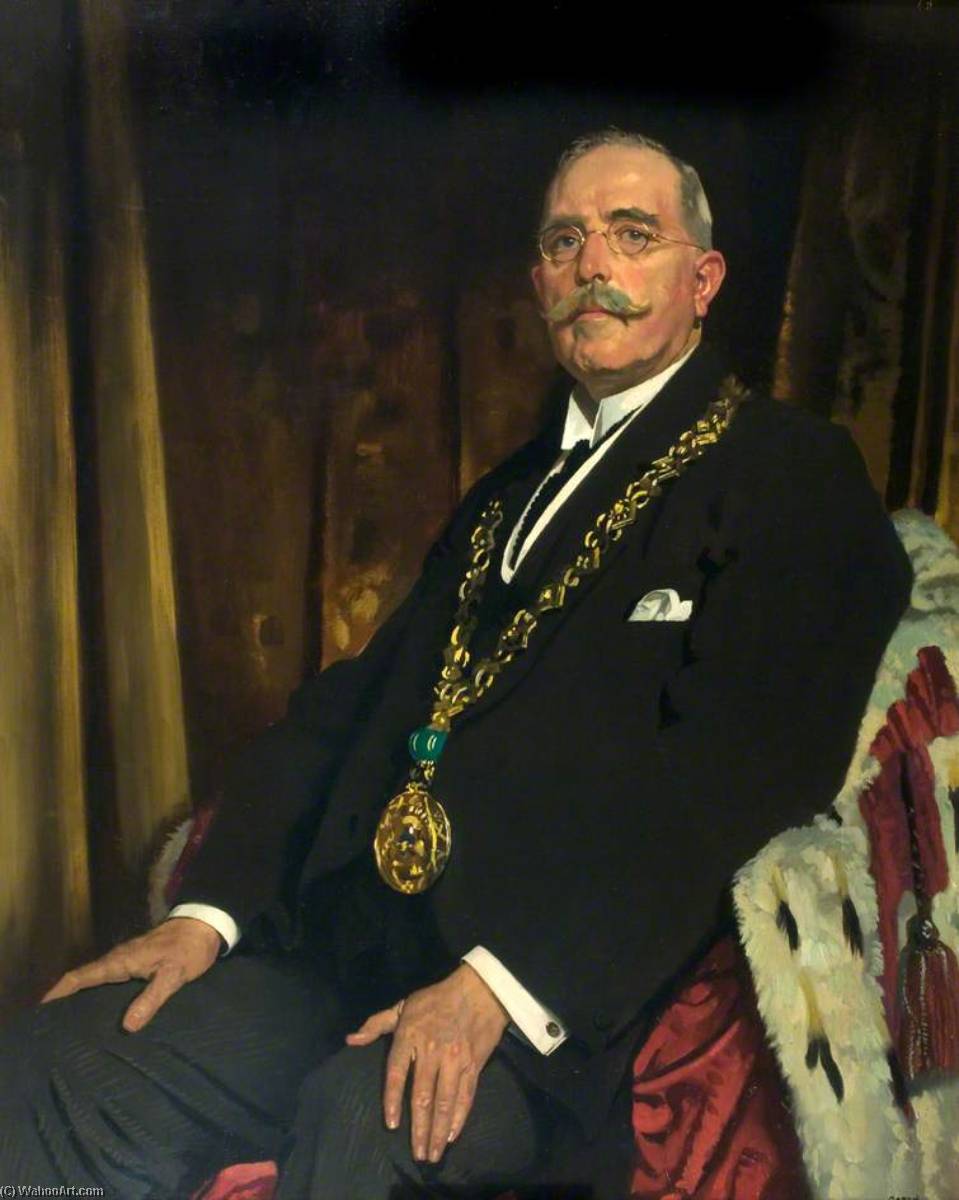 Order Artwork Replica Sir Alexander Spence (1866–1939), Lord Provost of Dundee (1920–1923), 1923 by William Newenham Montague Orpen | ArtsDot.com