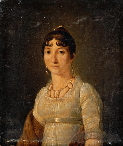 Order Oil Painting Replica Portrait de femme by Jean François Sablet (1745-1819, Switzerland) | ArtsDot.com