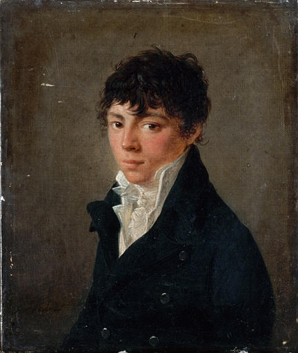 Order Art Reproductions Portrait d`un jeune homme by Jean François Sablet (1745-1819, Switzerland) | ArtsDot.com
