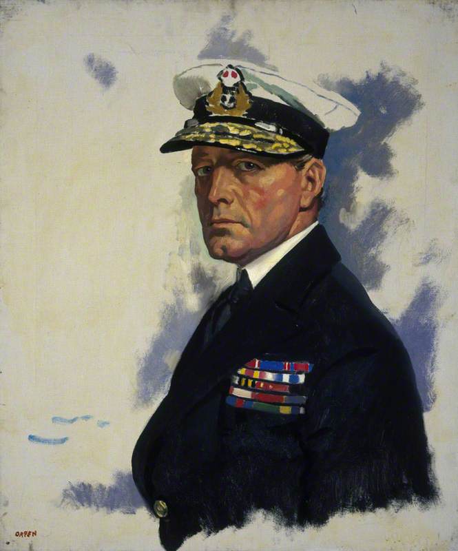 Order Oil Painting Replica David Beatty (1871–1936), 1st Earl Beatty, Admiral, 1919 by William Newenham Montague Orpen | ArtsDot.com