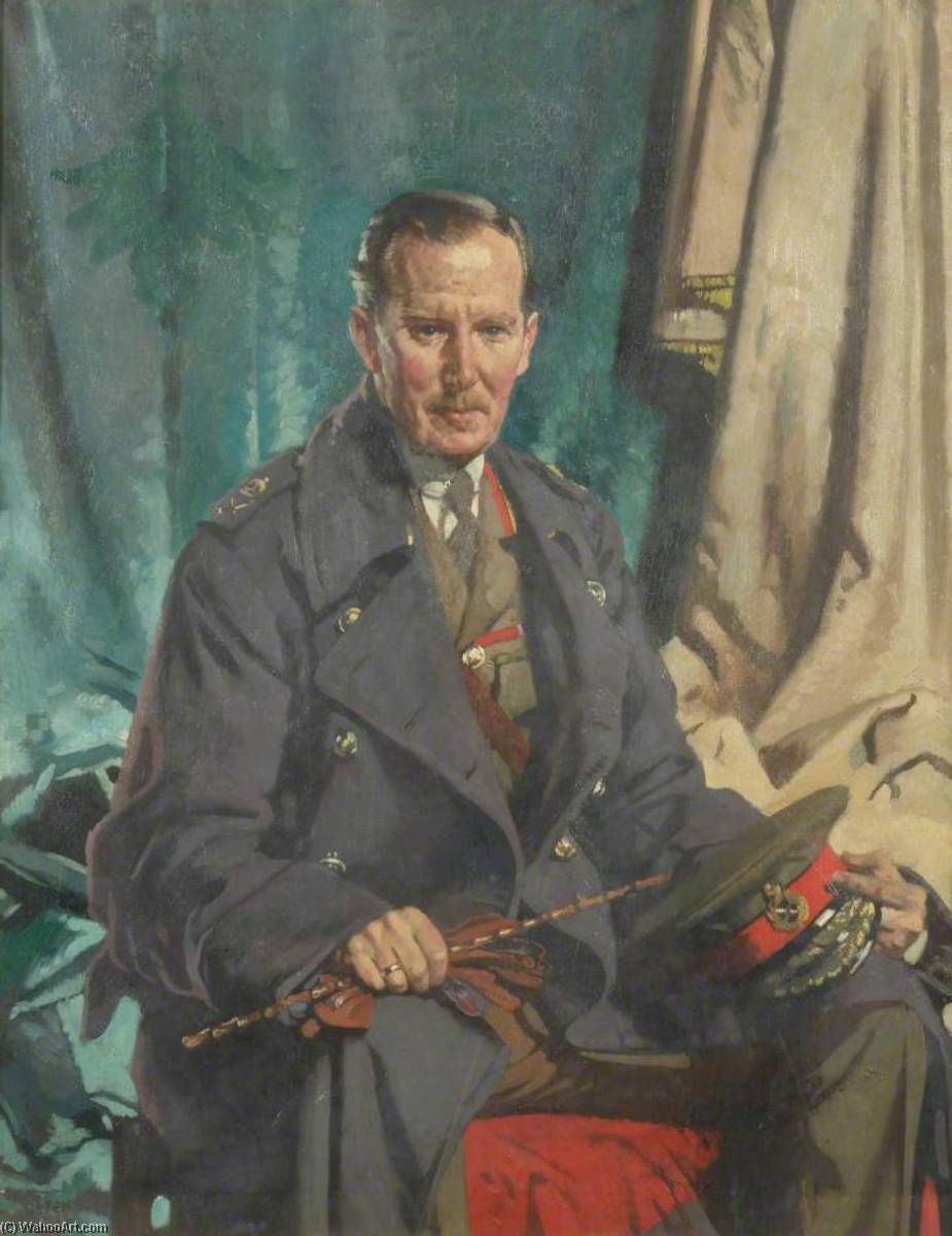 Order Oil Painting Replica General Sir John S. Cowans (1862–1921), 1931 by William Newenham Montague Orpen | ArtsDot.com