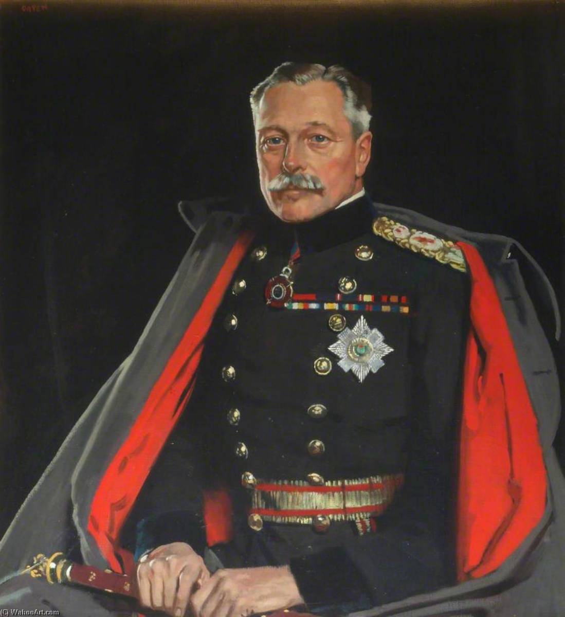 Order Artwork Replica First Earl Haig, Field Marshal by William Newenham Montague Orpen | ArtsDot.com