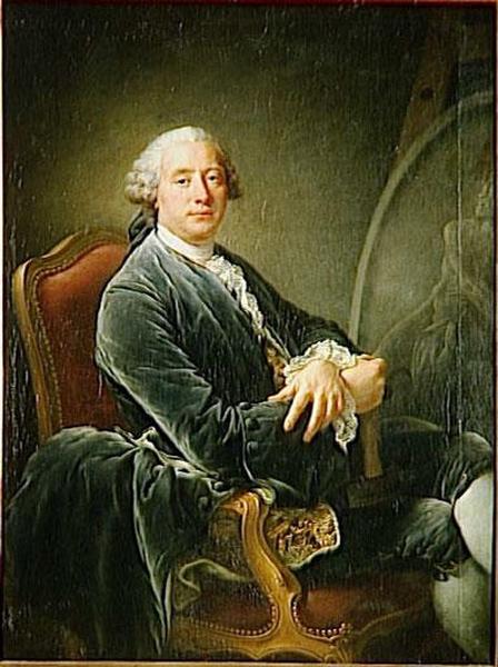Order Art Reproductions GUILLAUME II COUSTOU (1716 1777) by François Hubert Drouais (1727-1775, France) | ArtsDot.com
