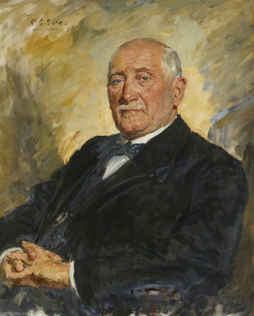Order Paintings Reproductions Sir John Blackwood McEwen (1868–1948), 1937 by Reginald Grenville Eves (1876-1941) | ArtsDot.com