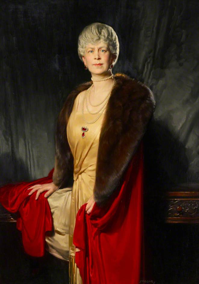 Order Art Reproductions HRH Queen Mary (1867–1953), 1930 by David Jagger (Inspired By) (1891-1958, United Kingdom) | ArtsDot.com