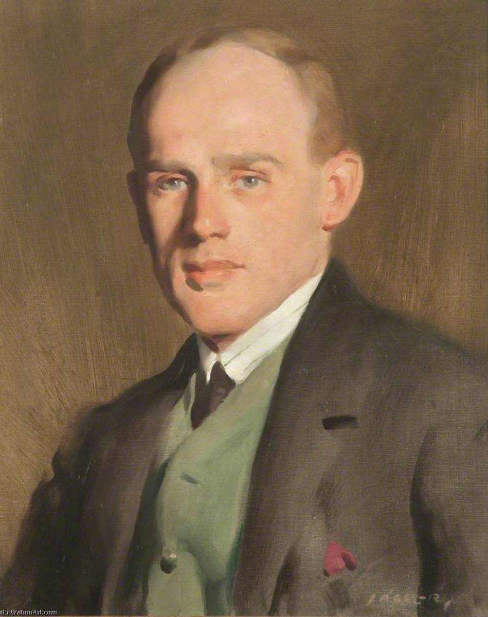 Order Oil Painting Replica Thomas Forrest Cotton (1884–1965), 1929 by David Jagger (Inspired By) (1891-1958, United Kingdom) | ArtsDot.com