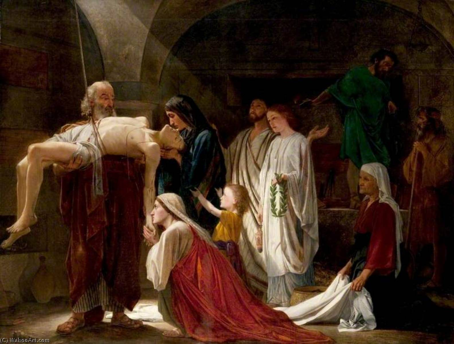 Pedir Grabados De Calidad Del Museo El mártir cristiano, 1863 de Edward Armitage (1817-1896) | ArtsDot.com