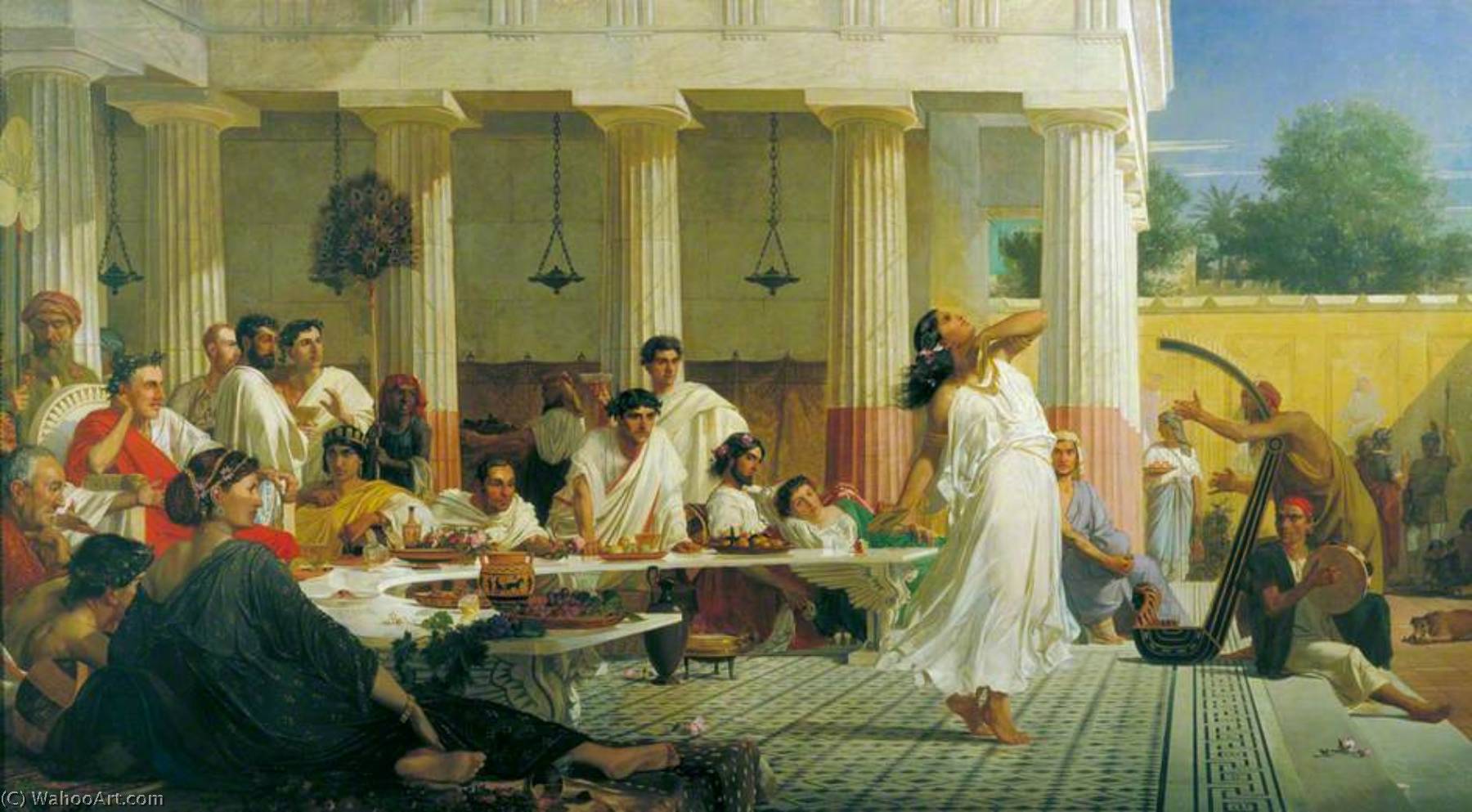 Order Oil Painting Replica Herod`s Birthday Feast, 1868 by Edward Armitage (1817-1896) | ArtsDot.com