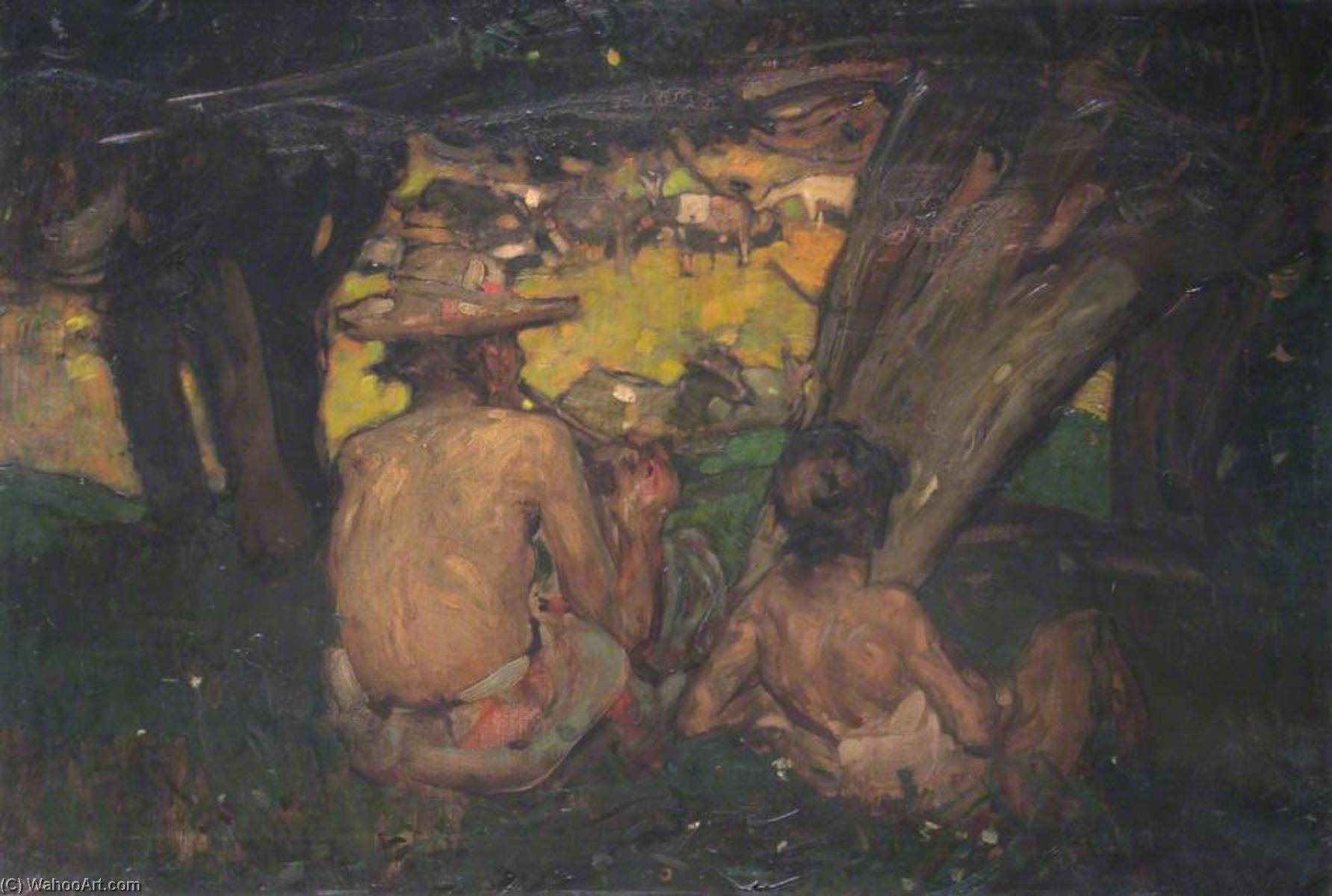 The Goatherd, 1900 by Frank William Brangwyn Frank William Brangwyn | ArtsDot.com