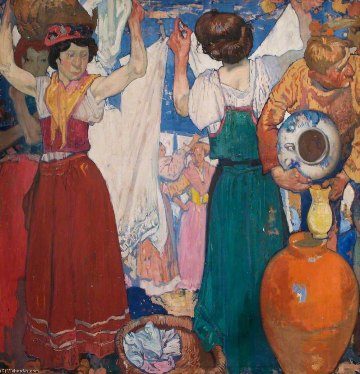 The Washerwomen, 1915 by Frank William Brangwyn Frank William Brangwyn | ArtsDot.com