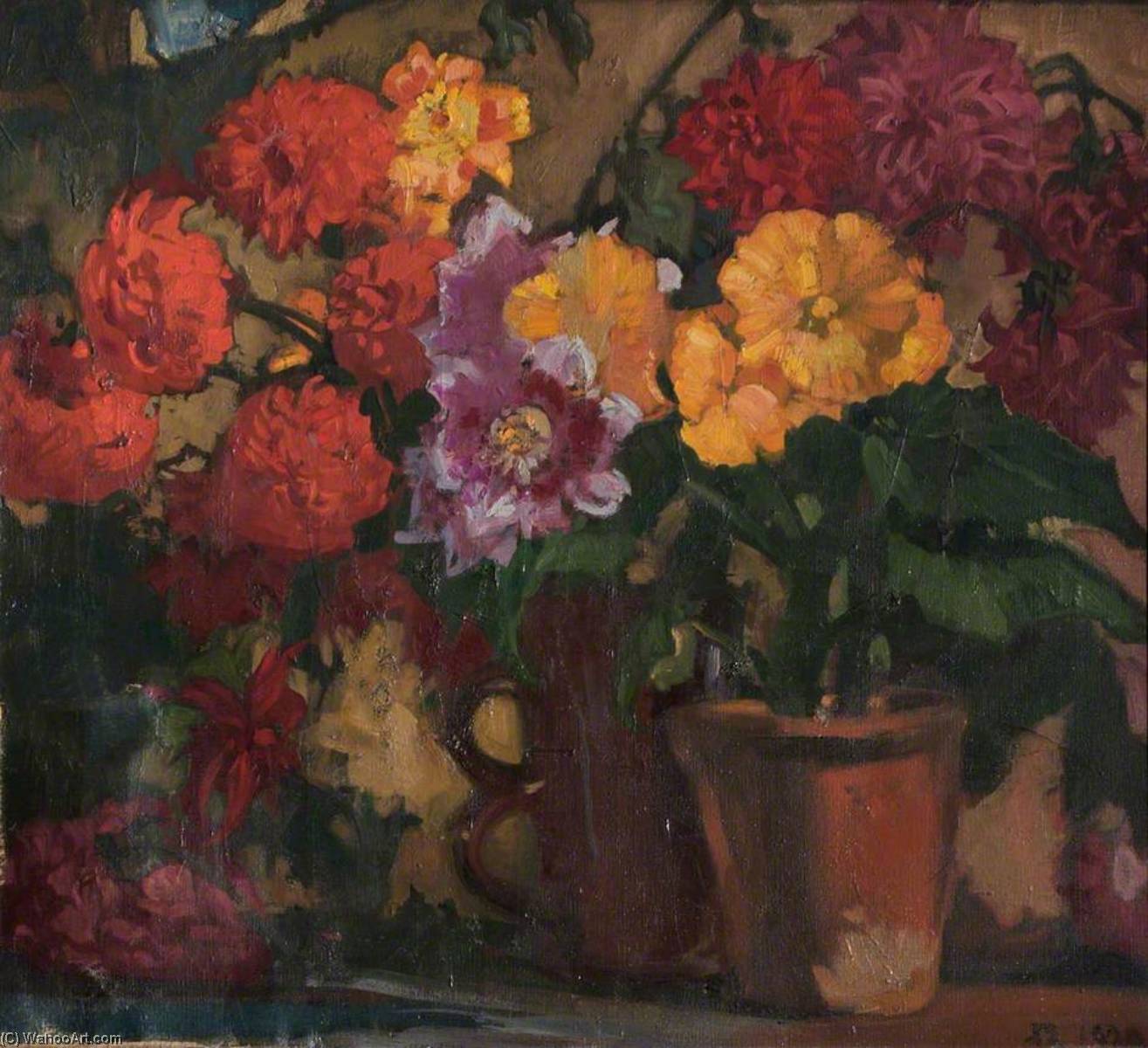 Begonias, 1920 by Frank William Brangwyn Frank William Brangwyn | ArtsDot.com