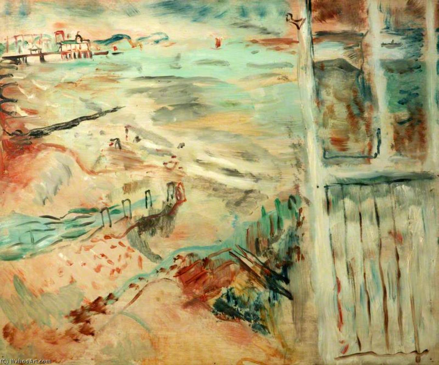 Order Oil Painting Replica Out Tide, 1931 by David Jones (Inspired By) (1895-1974) | ArtsDot.com