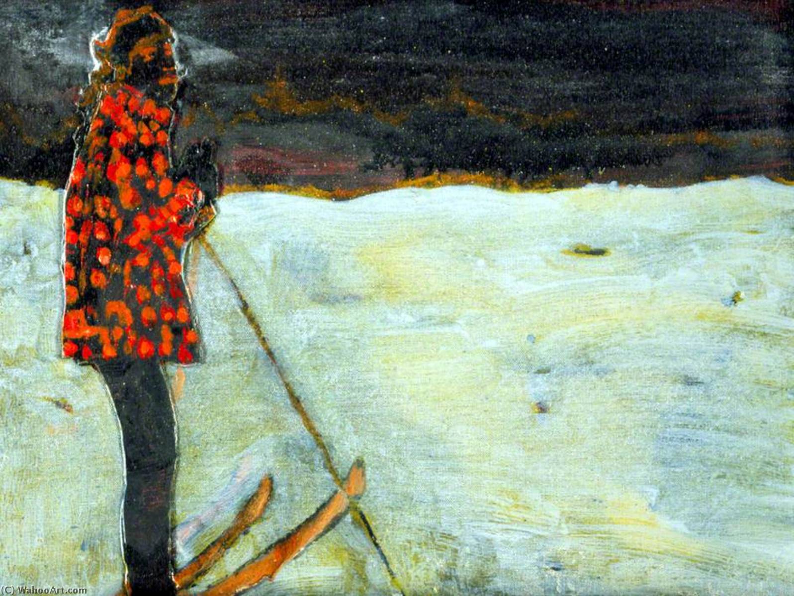 Girl on Skis, 1997 by Peter Doig Peter Doig | ArtsDot.com