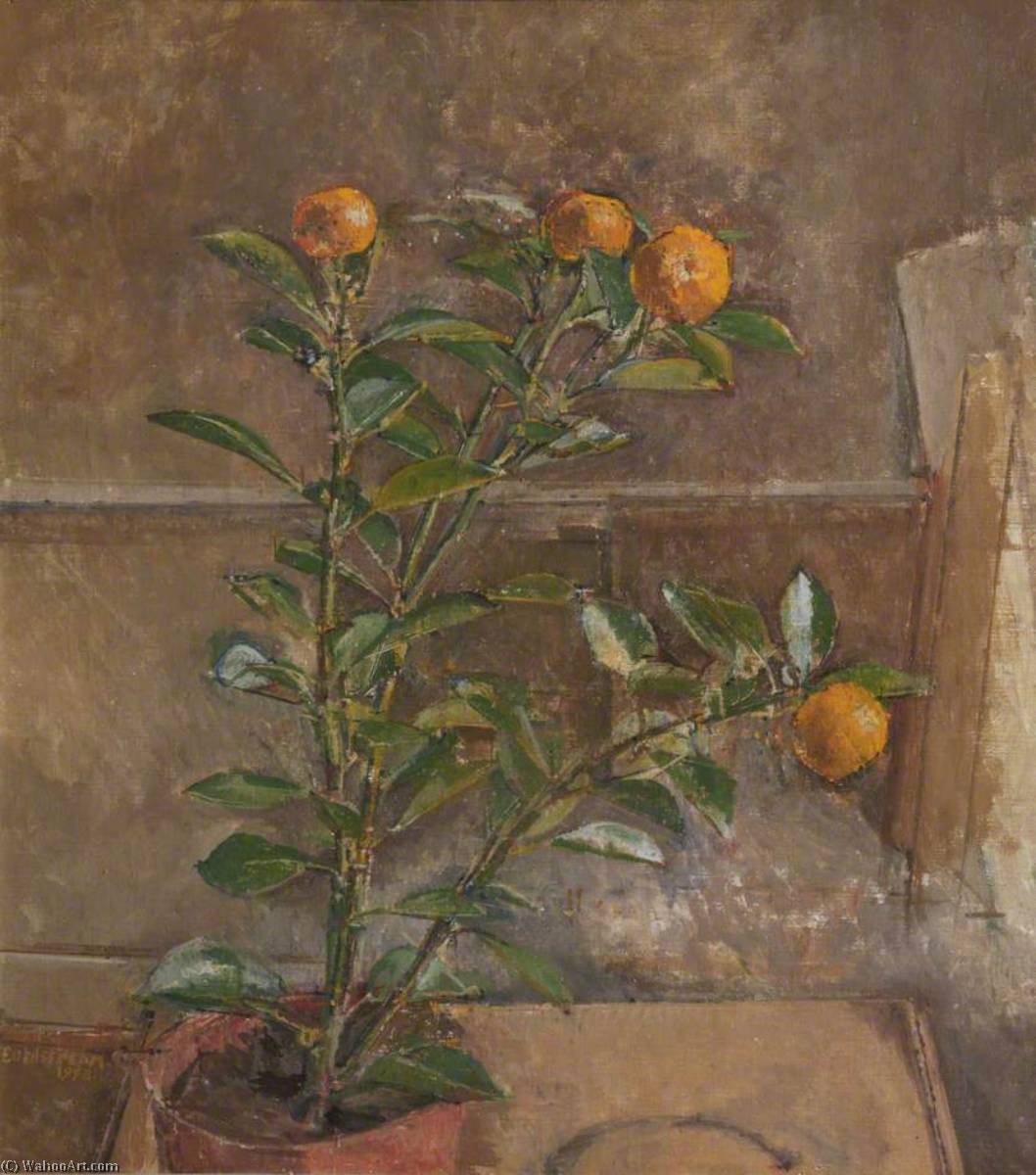 Order Oil Painting Replica Orange Tree by William Menzies Coldstream (Inspired By) (1908-1987, United Kingdom) | ArtsDot.com