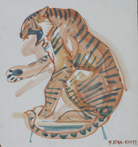 Order Artwork Replica Tigre by Yvonne Jean Haffen (Inspired By) (1895-1993) | ArtsDot.com