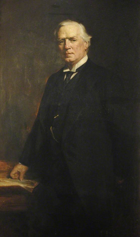 Order Paintings Reproductions Herbert Henry Asquith (1852–1928), 1st Earl of Oxford and Asquith, KG, Scholar (1870), Fellow (1874–1882), Honorary Fellow (1908), Prime Minister (1908–1916), 1912 by George Fiddes Watt (Inspired By) (1873-1960) | ArtsDot.com