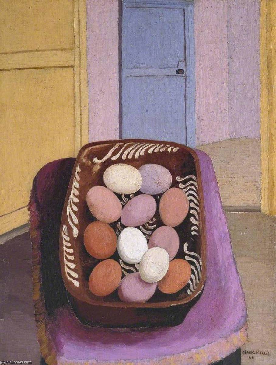 Order Oil Painting Replica The Eggs, 1944 by Cedric Lockwood Morris (Inspired By) (1889-1982, United Kingdom) | ArtsDot.com