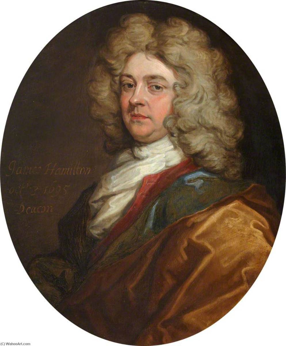 Bestellen Kunstreproduktionen James Hamilton (d.1710), FRCSEd (1695), DRCSEd (1702–1704), 1700 von John Baptist De Medina (1659-1710) | ArtsDot.com