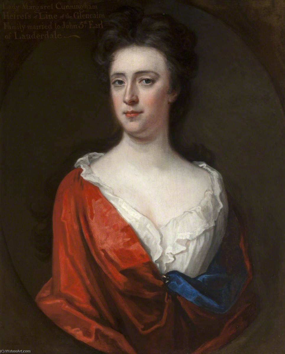 Order Artwork Replica Margaret Cunningham (c.1662–1742), Countess of Lauderdale by John Baptist De Medina (1659-1710) | ArtsDot.com