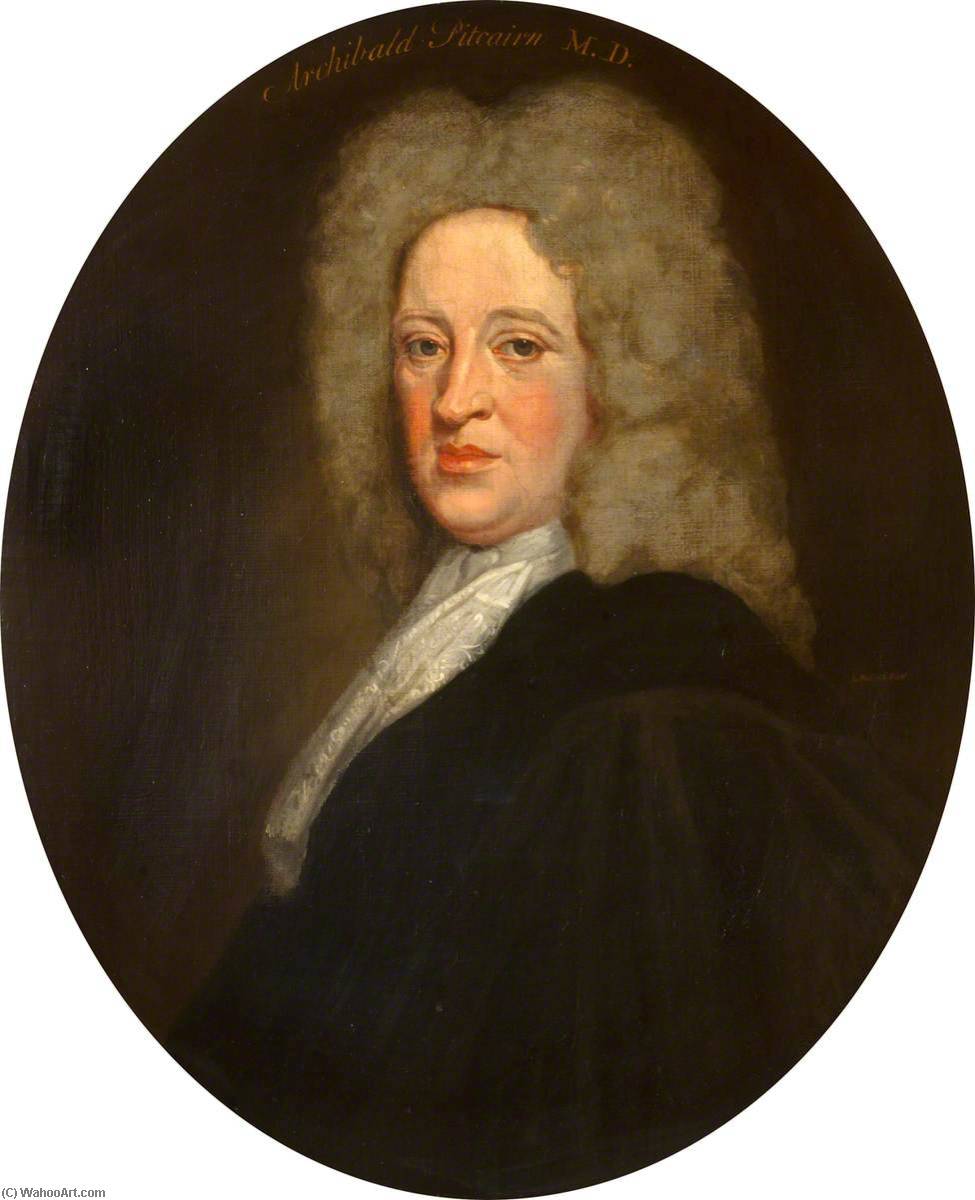 顺序 手工油畫 Archibald Islandse (1652-1713), FRCSEd (1701) 通过 John Baptist De Medina (1659-1710) | ArtsDot.com