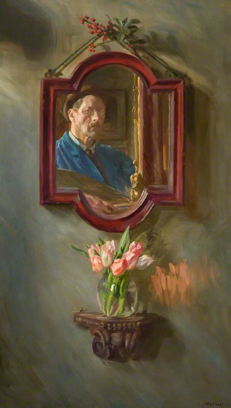 Order Oil Painting Replica Le peintre des fleurs by John Henry Lorimer (1856-1936) | ArtsDot.com
