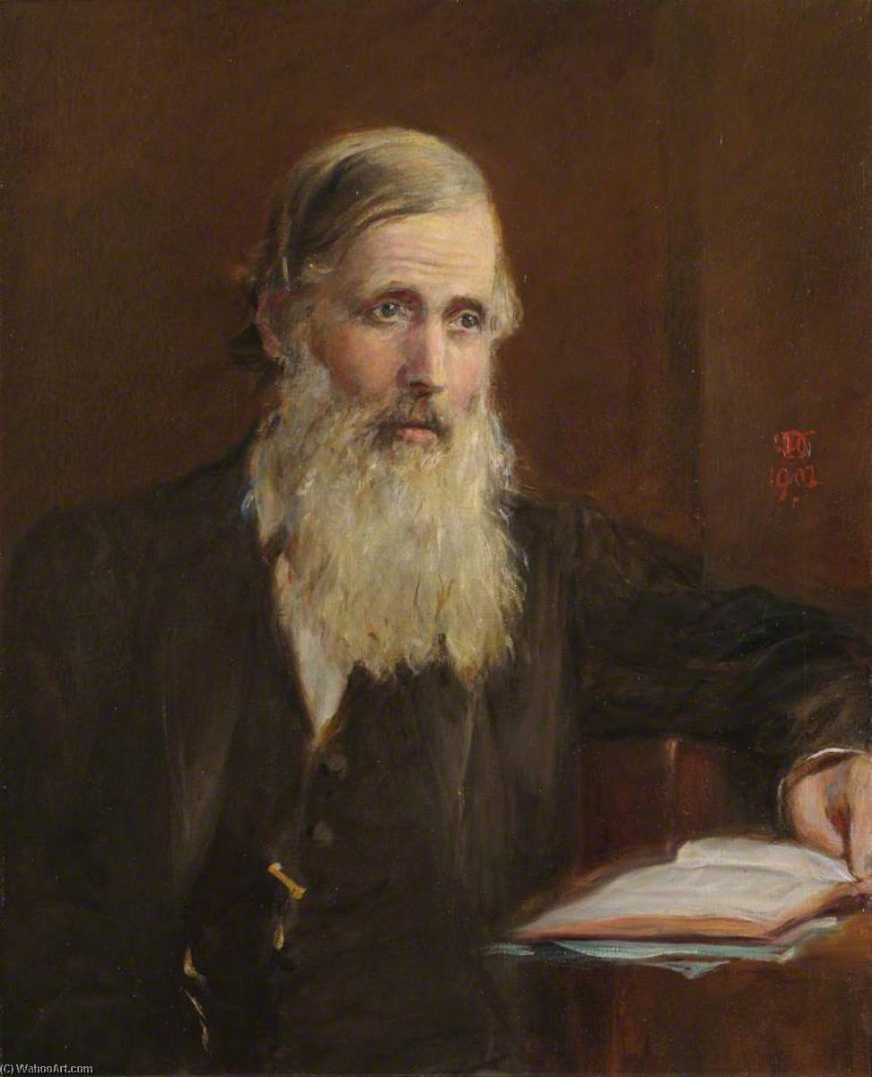 Order Artwork Replica Henry Sidgwick (1838–1900), Fellow, Philosopher and Knightsbridge Professor (1883–1900), 1902 by Lowes Cato Dickinson (1819-1908, United Kingdom) | ArtsDot.com