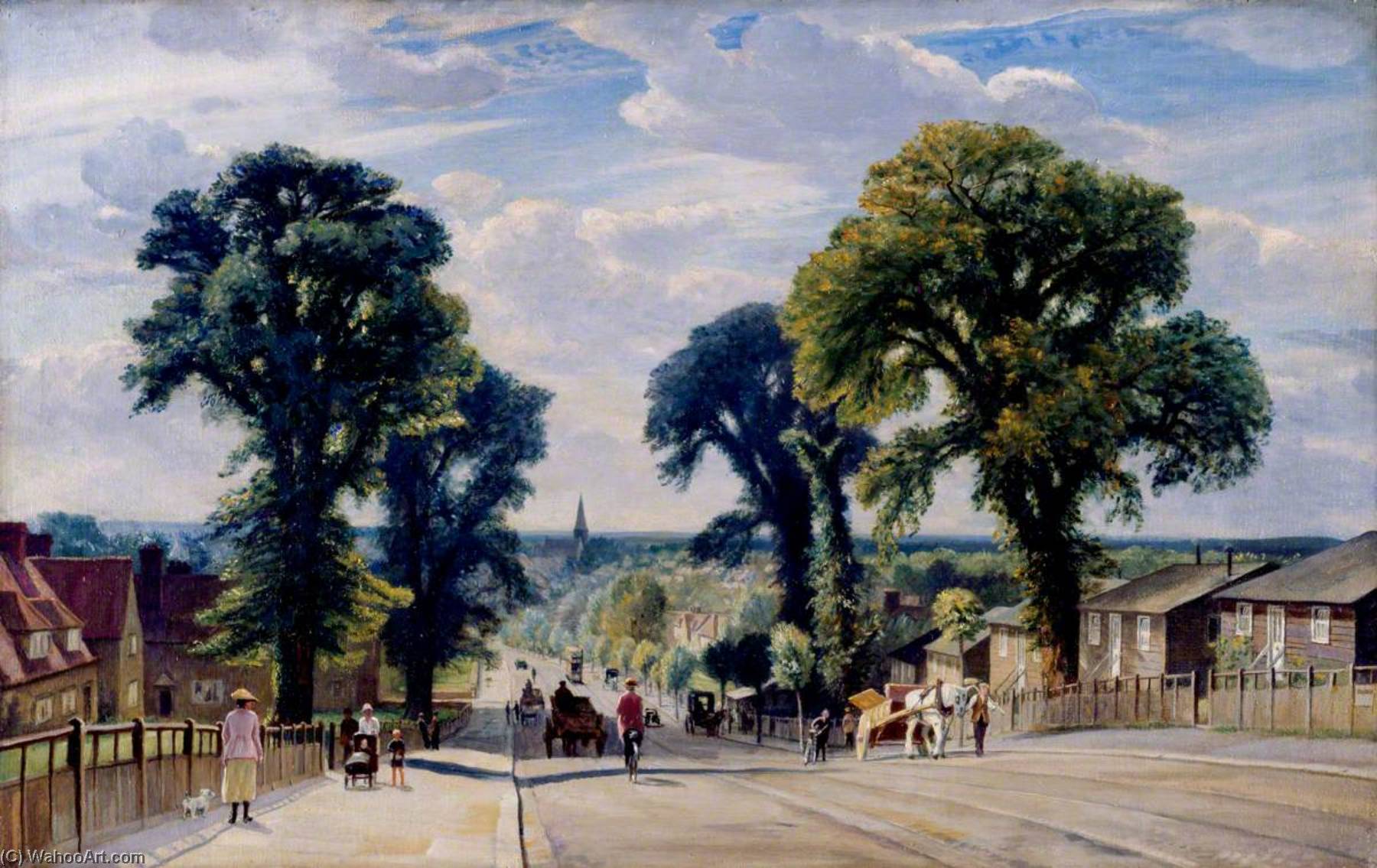 Order Oil Painting Replica The Well Hall Road, 1948 by Francis Dodd (1874-1949, United States) | ArtsDot.com