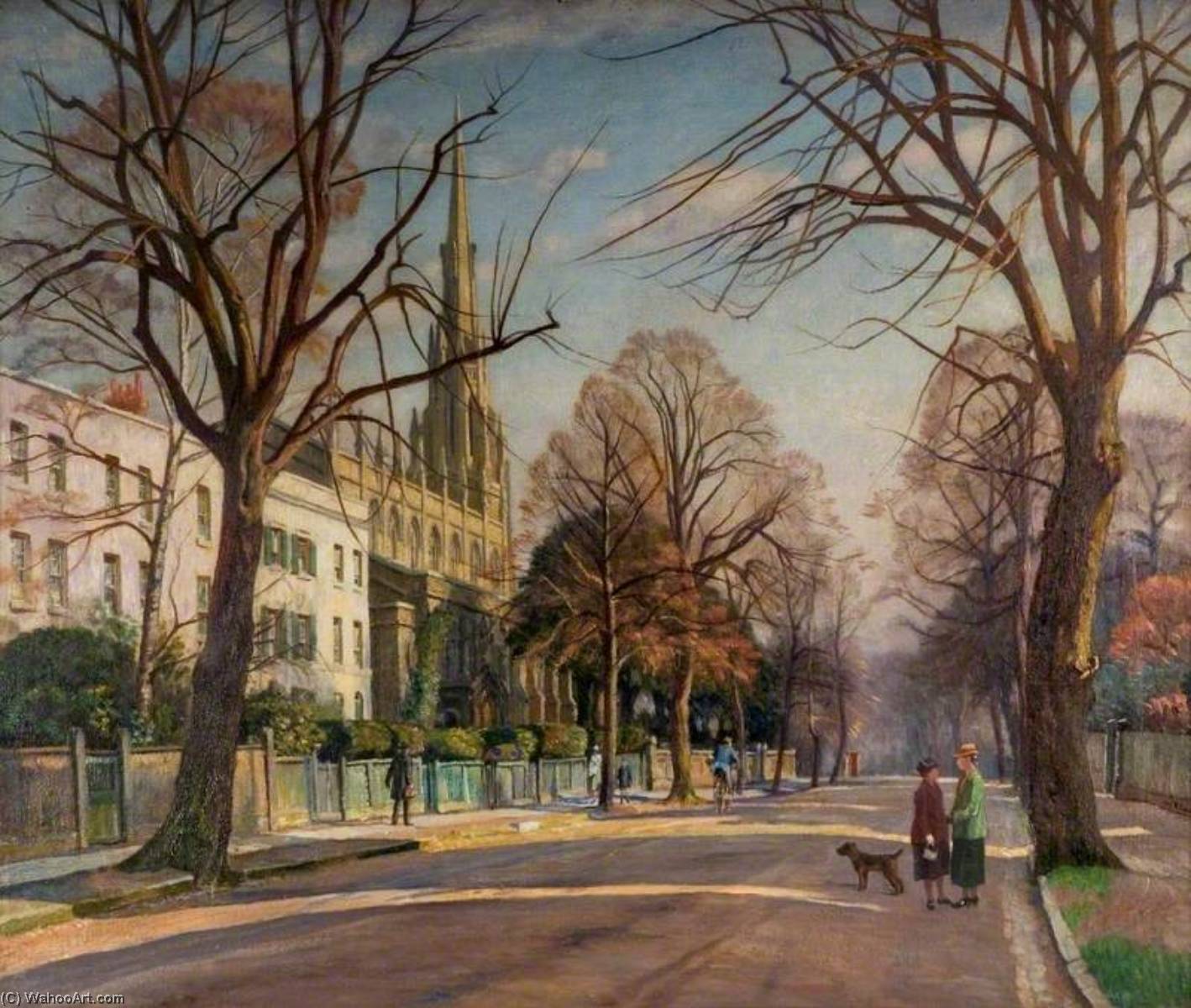 Buy Museum Art Reproductions Spring in the Suburbs, 1925 by Francis Dodd (1874-1949, United States) | ArtsDot.com