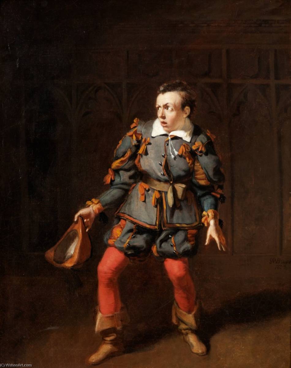 Buy Museum Art Reproductions J. B. Buckstone as Spado in `The Castle of Andalusia` by John O`Keefe, Haymarket Theatre, 1833, 1833 by Robert William Buss (1804-1875, United Kingdom) | ArtsDot.com