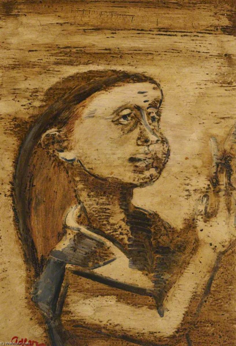 Compra Riproduzioni D'arte Del Museo Ritratto di una donna di Jankel Adler (1895-1949) | ArtsDot.com