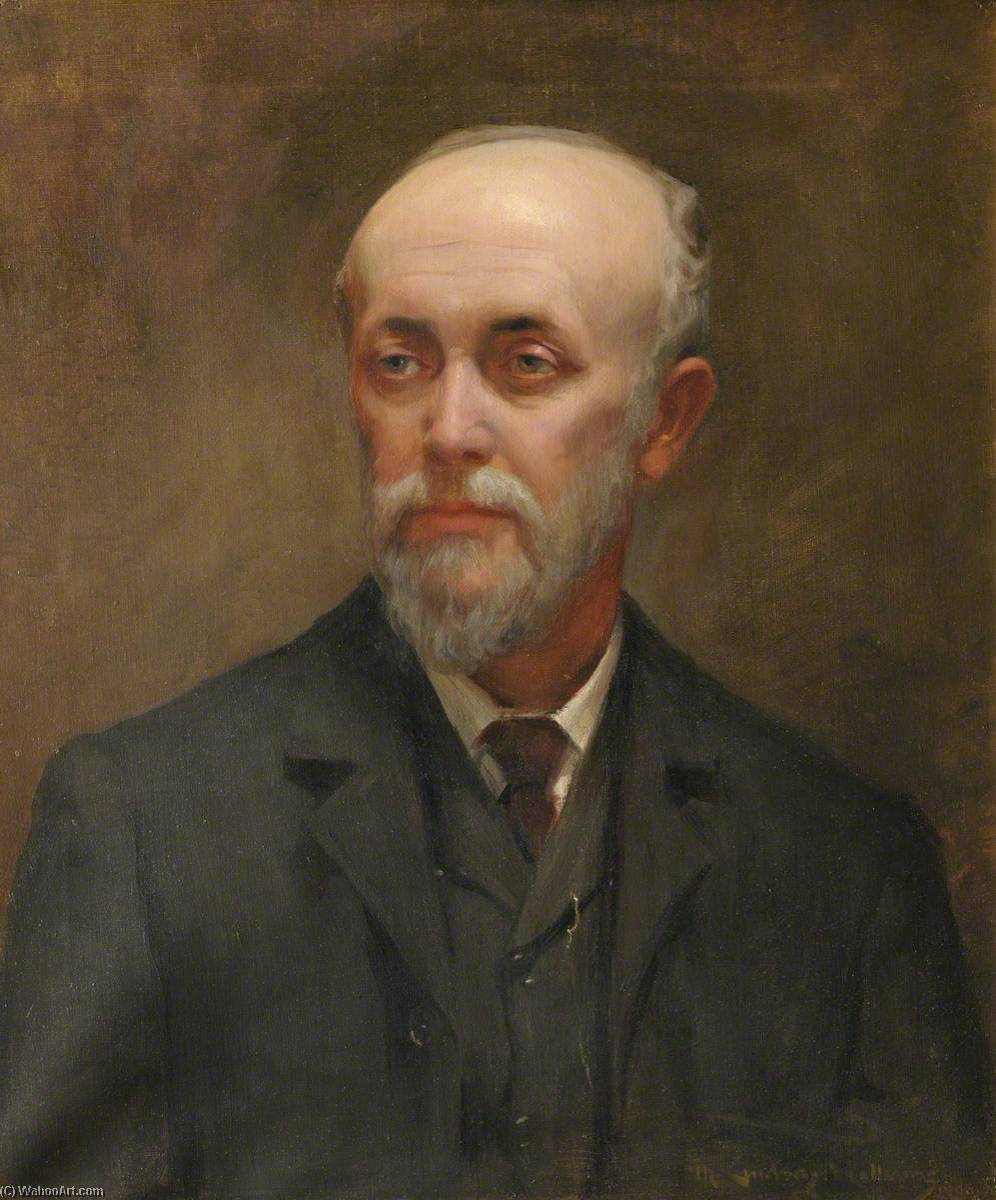 Buy Museum Art Reproductions Ernest Howard Griffiths (1851–1932), ScD, FRS, Fellow (1897–1903), Honorary Fellow (1904–1932), 1908 by Margaret Lindsay Williams (Inspired By) (1888-1960) | ArtsDot.com