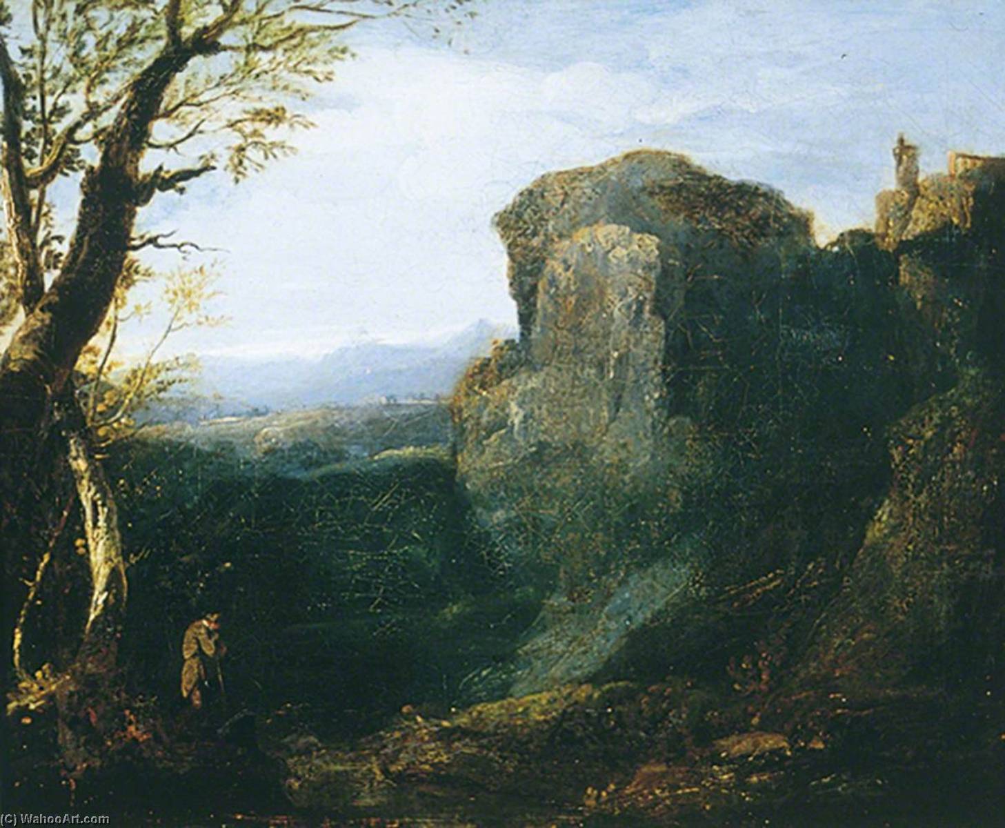順序 絵画のコピー ティヴォリの滝 バイ George Barret The Elder (1732-1784, Ireland) | ArtsDot.com