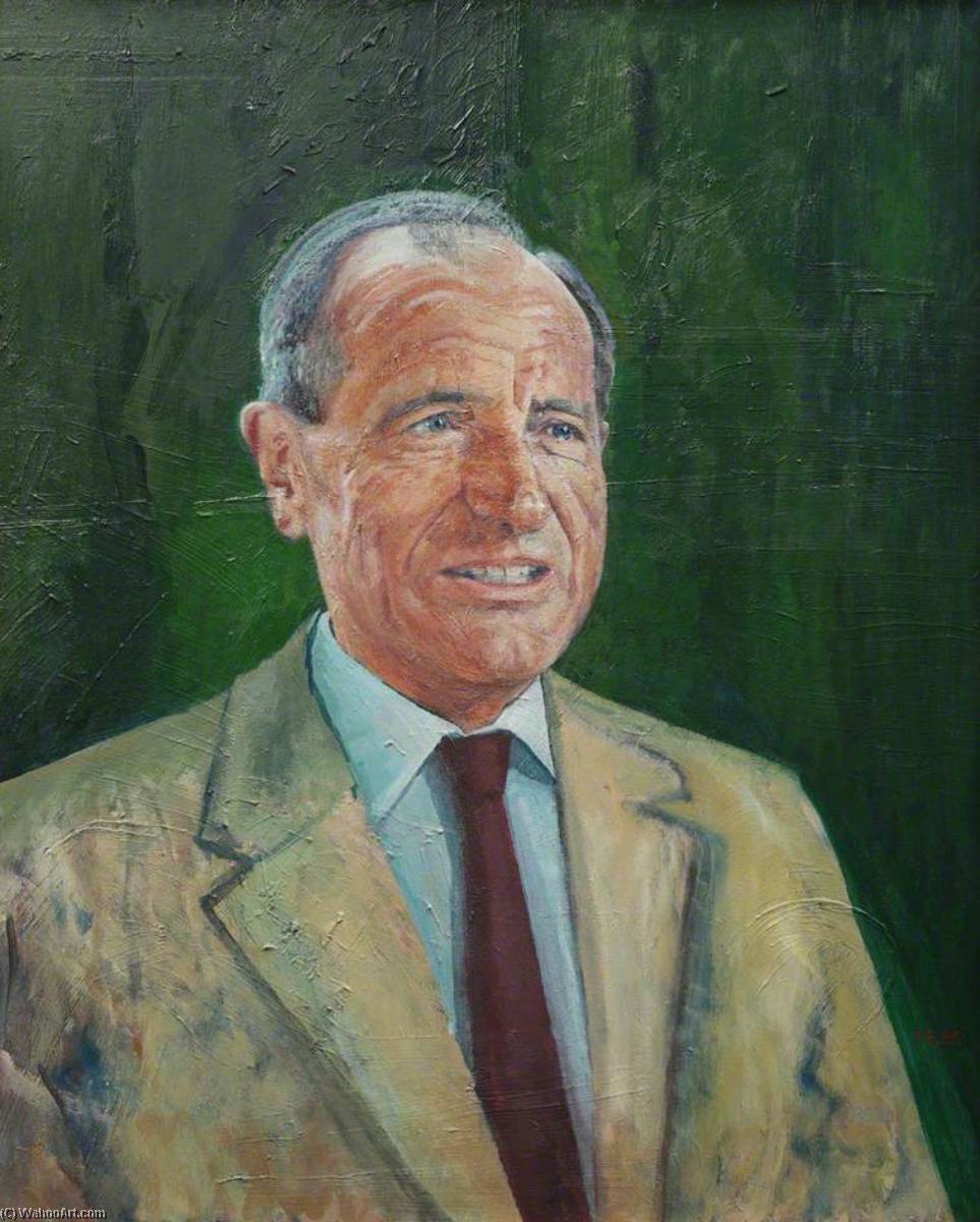 John Robert Stratford Dugdale (1923–1994), Lord Lieutenant of Shropshire (1975–1994), 1989 by Peter Douglas Edwards Peter Douglas Edwards | ArtsDot.com
