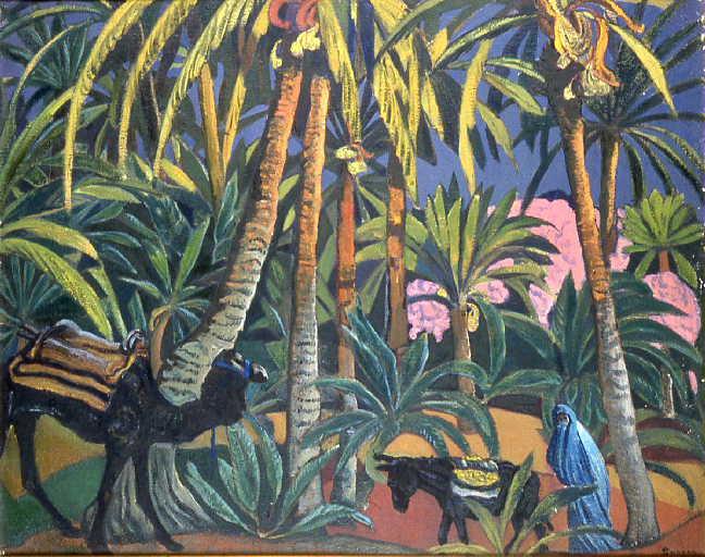 順序 「アート再現 L`oasis、Djerba 。 バイ André Sureda (1872-1930) | ArtsDot.com