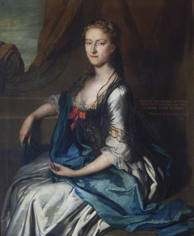 Buy Museum Art Reproductions Lady Sophia Bentinck (d.1741), Duchess of Kent, 1731 by Herman Van Der Myn (1684-1741) | ArtsDot.com
