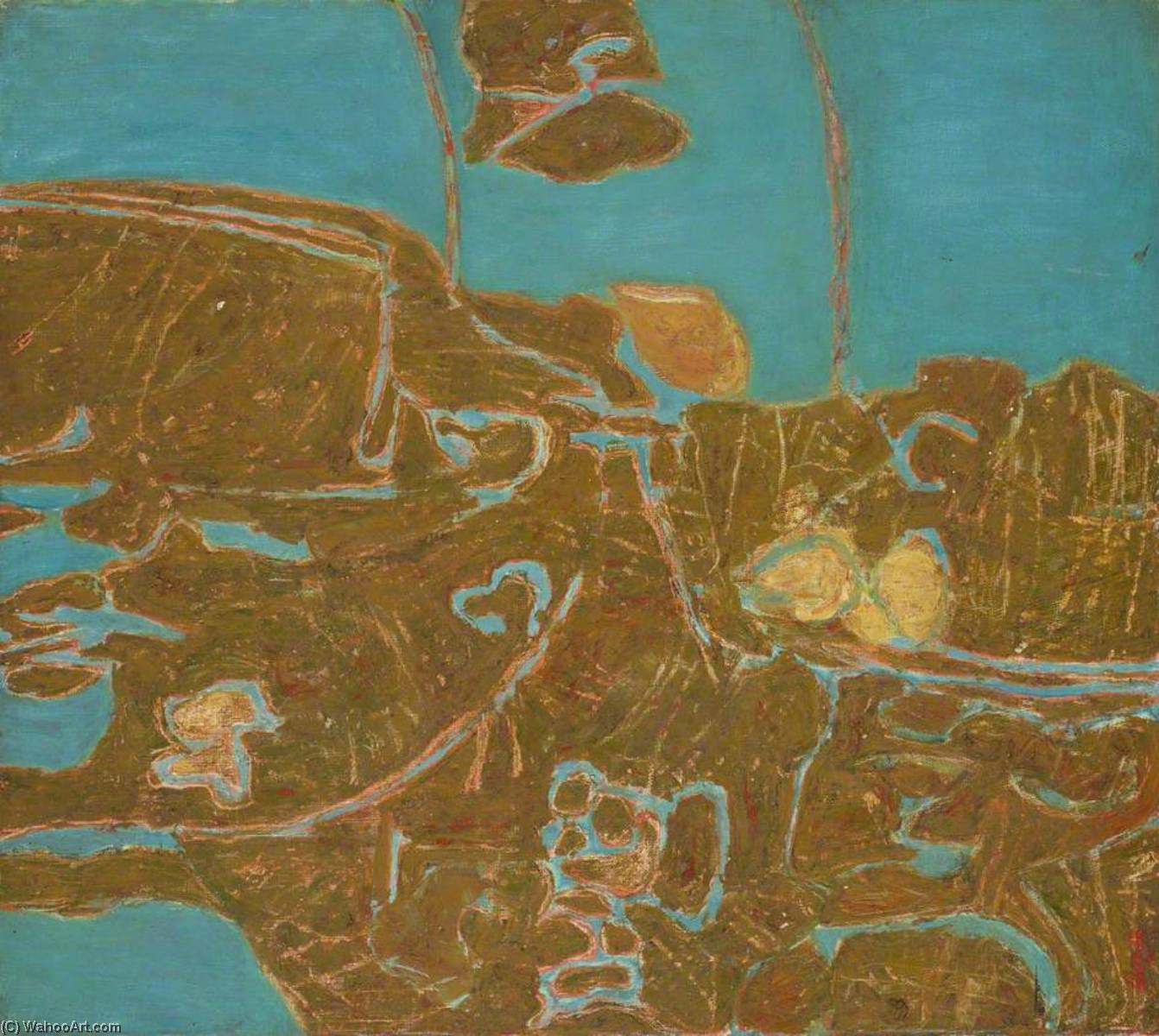 顺序 藝術再現 园艺。 通过 Prunella Clough (灵感来自) (1919-1999) | ArtsDot.com