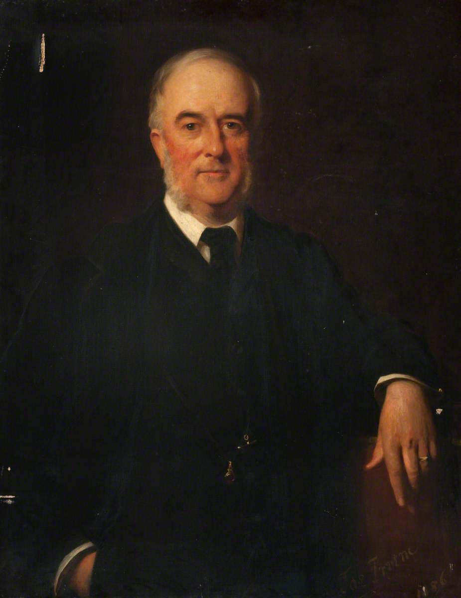 Order Artwork Replica Portrait of a Man, 1886 by James Irvine (1822-1889, Scotland) | ArtsDot.com
