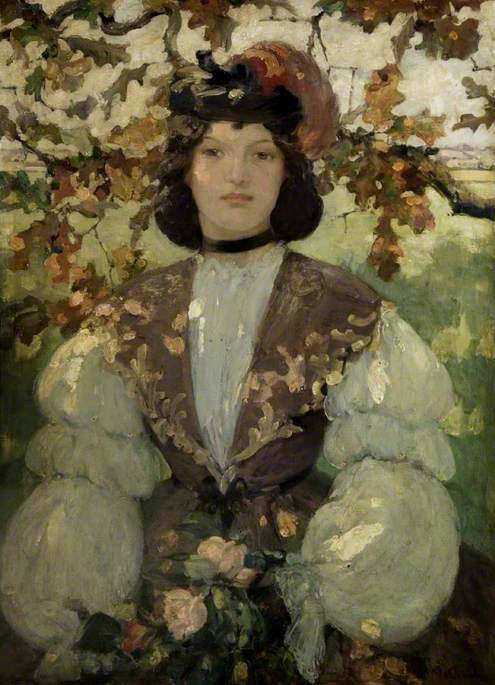 Ordinare Riproduzioni D'arte Una ragazza degli anni Sessanta, 1900 di Bessie Macnicol (1869-1904, United Kingdom) | ArtsDot.com