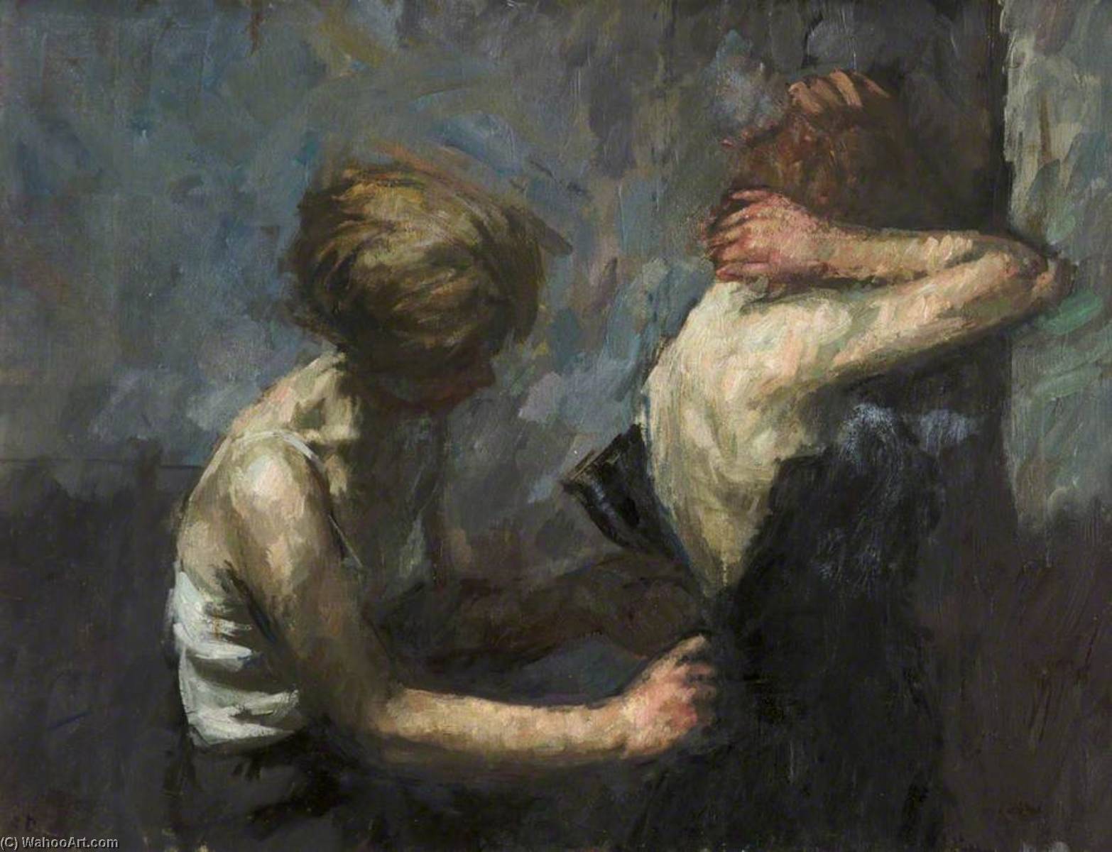 The Zip Fastener by Bernard Dunstan (1920-2017, United Kingdom) Bernard Dunstan | ArtsDot.com