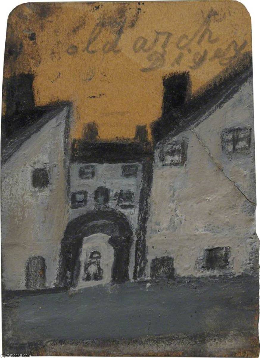 Order Art Reproductions Old Arch Digey, St Ives by Alfred Wallis (1855-1942, United Kingdom) | ArtsDot.com