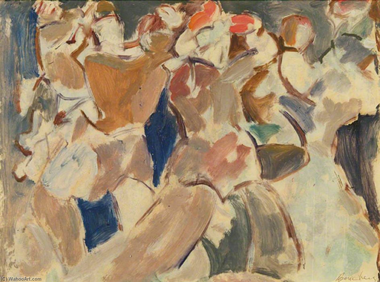 Order Art Reproductions Players (formerly `Fiesta`), 1920 by David Garshen Bomberg (Inspired By) (1890-1957, United Kingdom) | ArtsDot.com