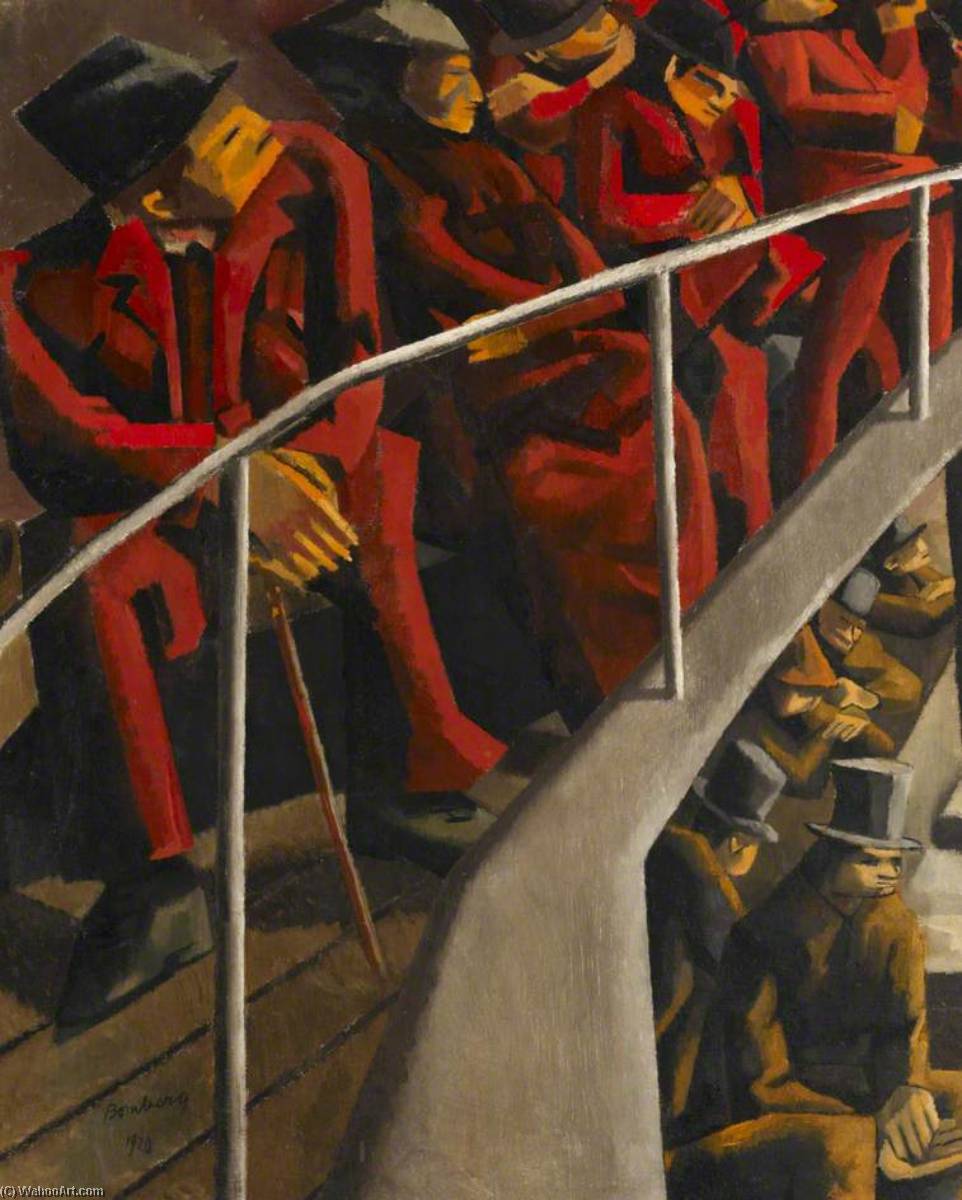 Compra Riproduzioni D'arte Del Museo Teatro Ghetto, 1920 di David Garshen Bomberg (Ispirato da) (1890-1957, United Kingdom) | ArtsDot.com