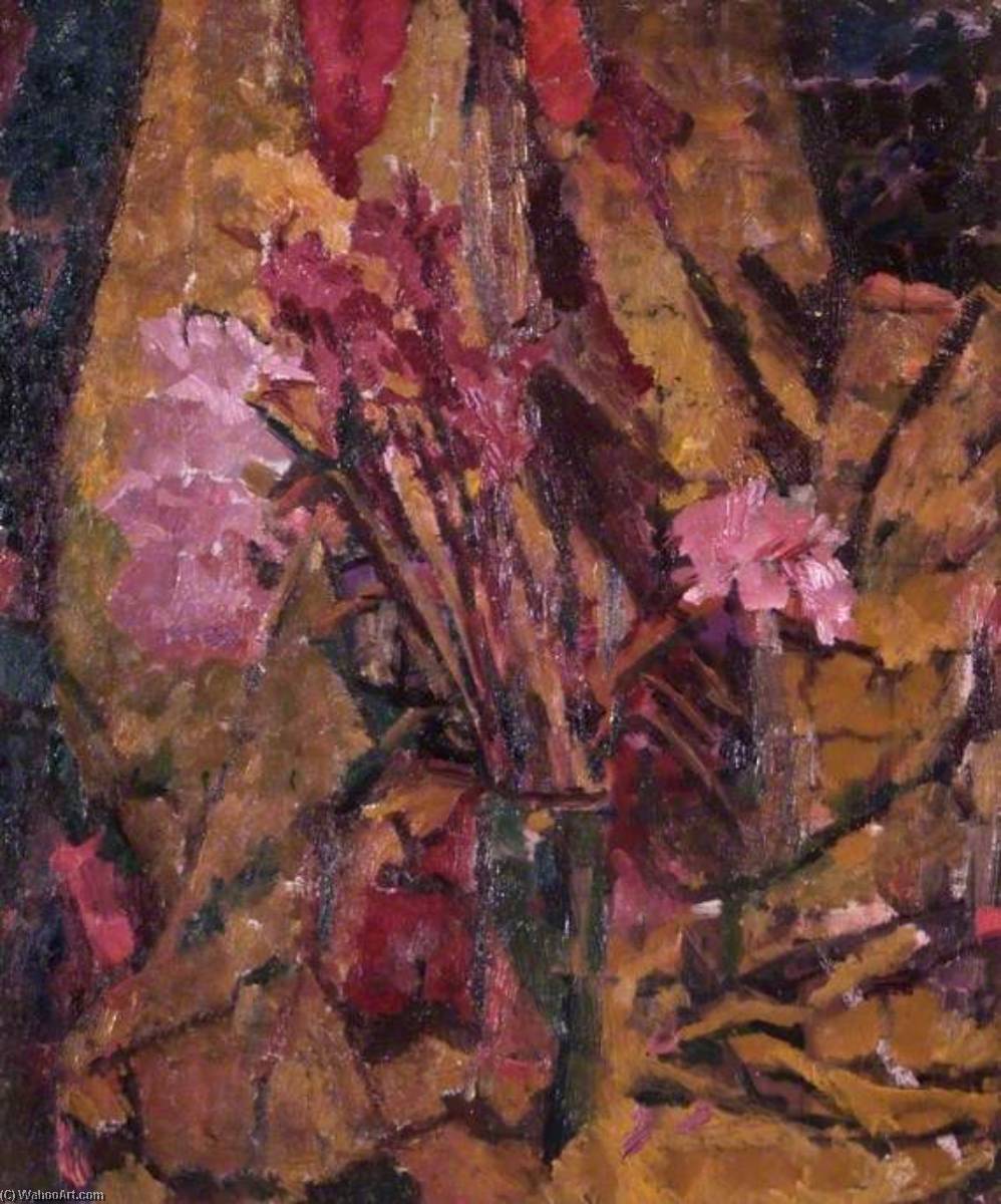 Buy Museum Art Reproductions Flowers, Evening Gold, 1947 by David Garshen Bomberg (Inspired By) (1890-1957, United Kingdom) | ArtsDot.com