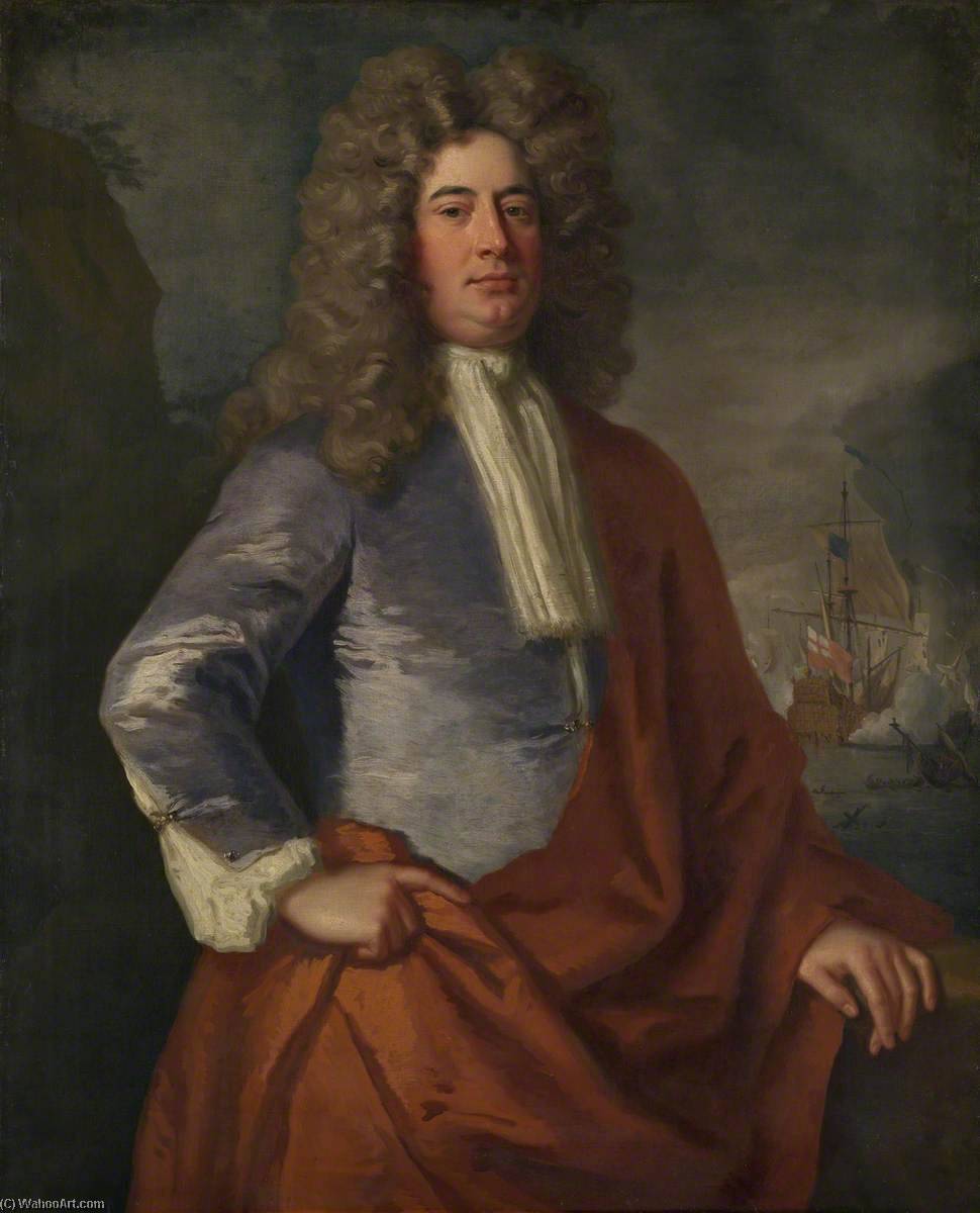 Order Art Reproductions Lord Matthew Aylmer (c.1655–1720), 1693 by Jonathan Richardson The Elder (1667-1745) | ArtsDot.com