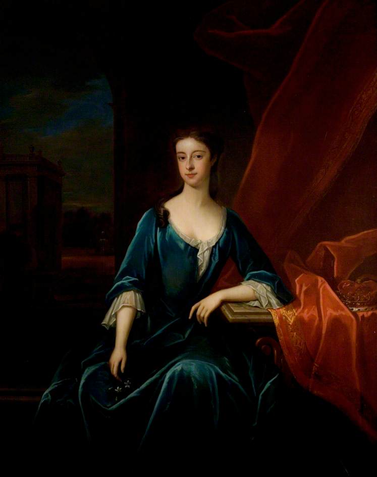 Order Art Reproductions Henrietta Pelham Holles (d.1776), 1st Duchess of Newcastle under Lyne by Jonathan Richardson The Elder (1667-1745) | ArtsDot.com