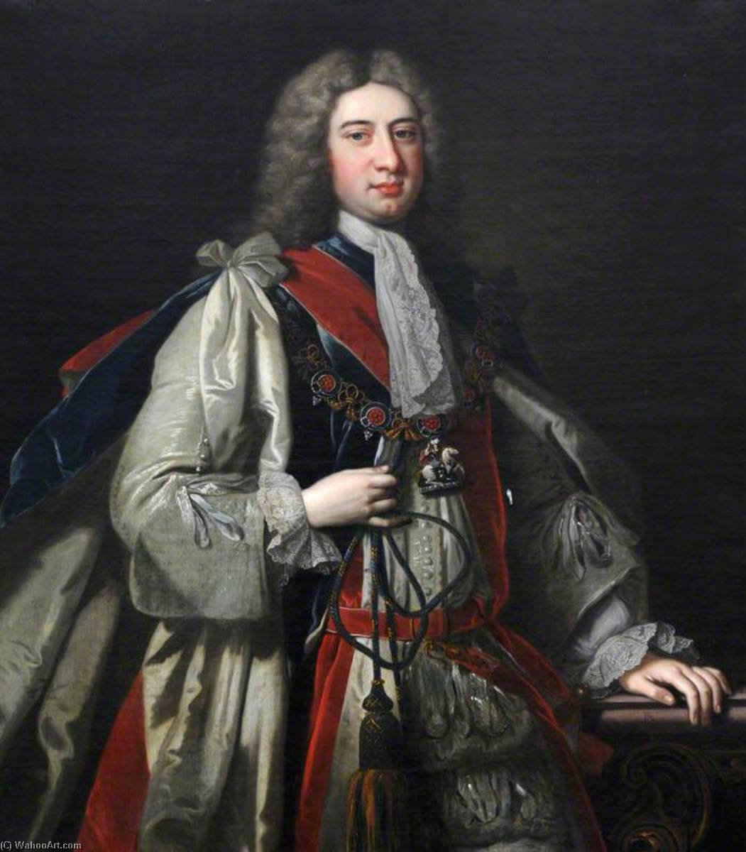 Buy Museum Art Reproductions John Manners (1696–1779), 3rd Duke of Rutland by Jonathan Richardson The Elder (1667-1745) | ArtsDot.com
