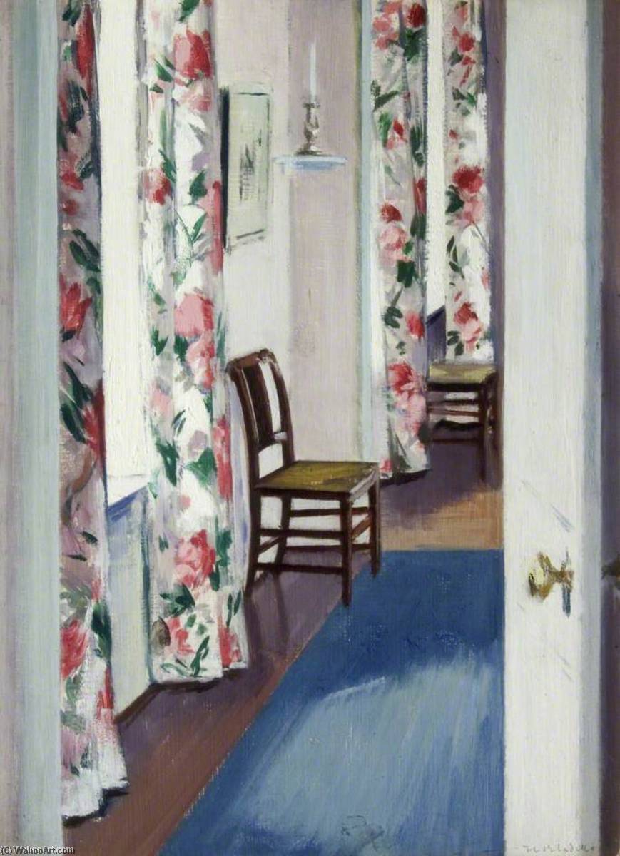 Order Oil Painting Replica Chintz Curtains, 1911 by Francis Campbell Boileau Cadell | ArtsDot.com