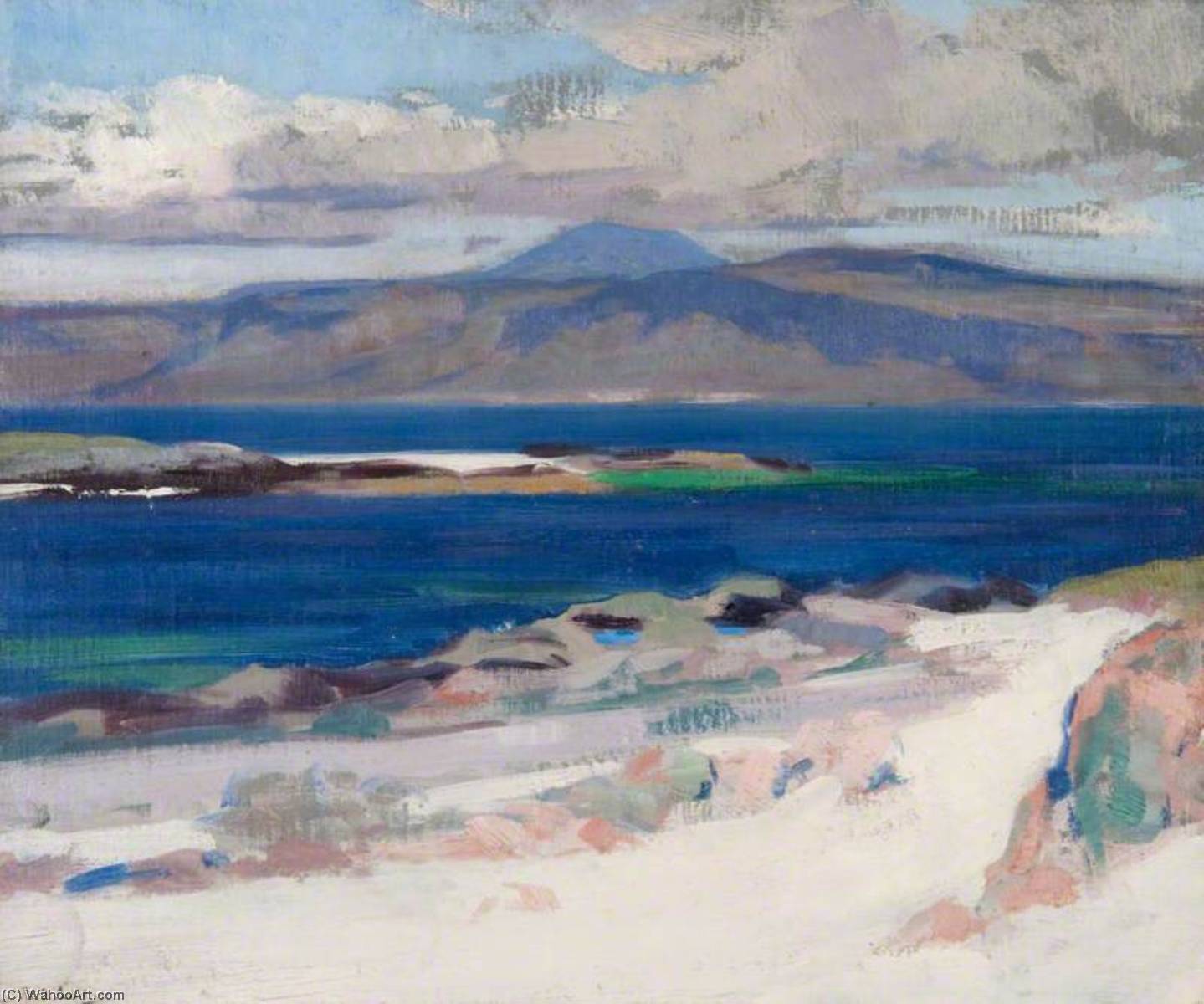 Order Paintings Reproductions Ben More from Iona, 1913 by Francis Campbell Boileau Cadell | ArtsDot.com